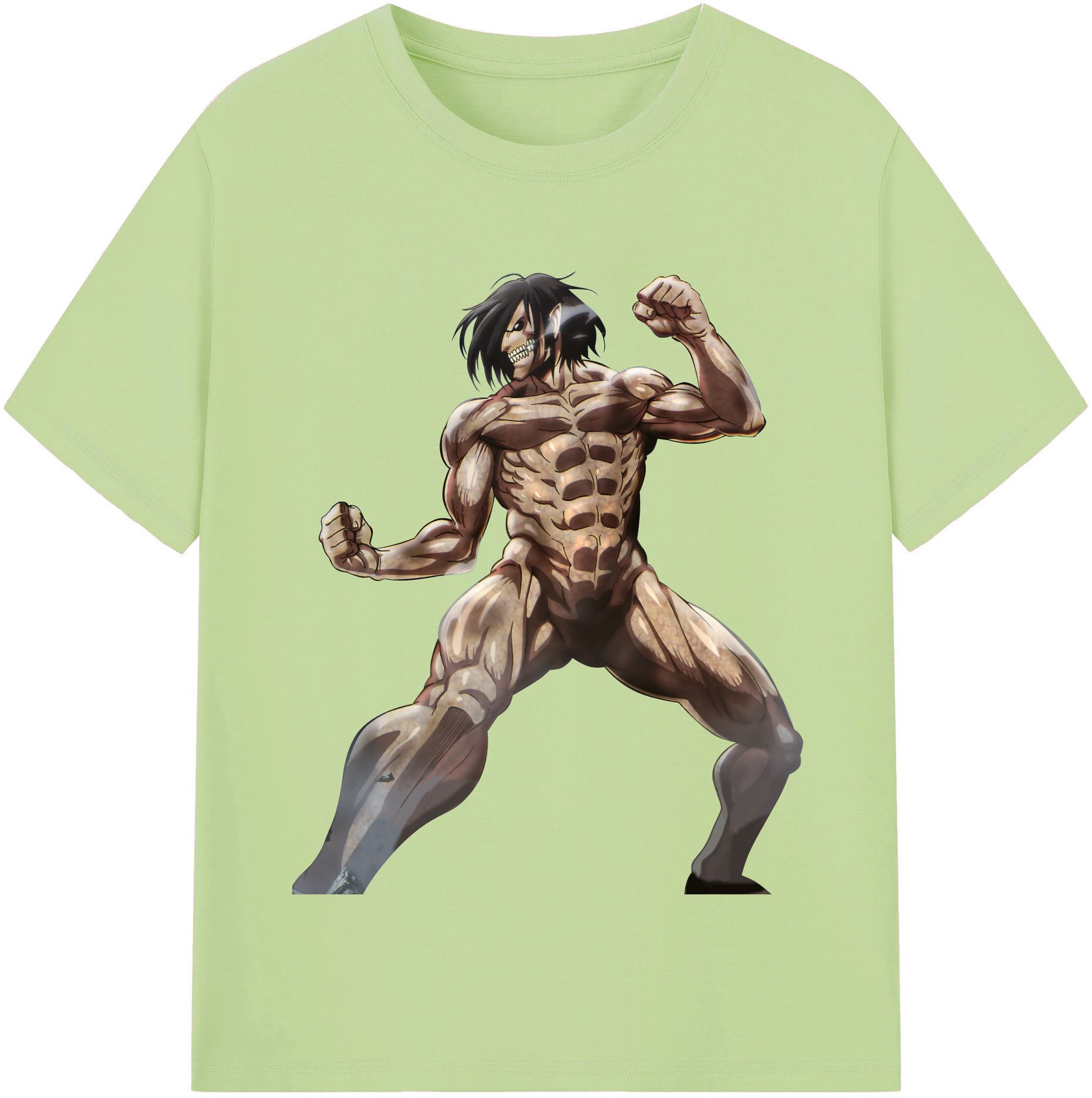 （画像用） 進撃の巨人 Attack on Titan 綿100％半袖Tシャツ（フロントプリント）